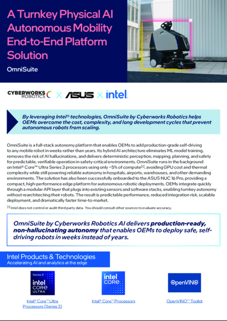 A Turnkey Physical AI Autonomous Mobility End-to-End Platform Solution
