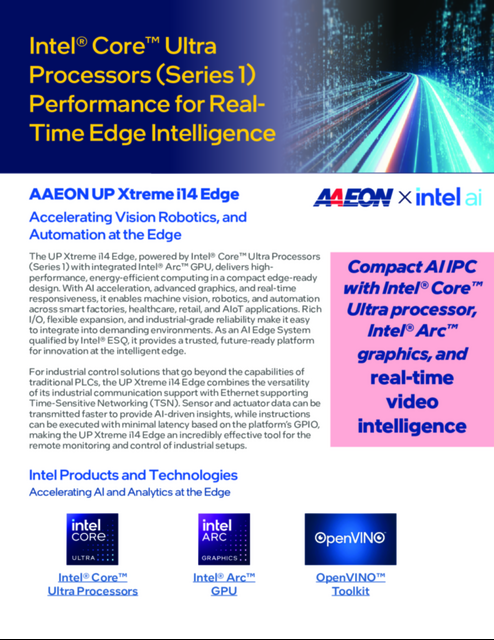 Accelerating Vision Robotics, and Automation at the Edge Accelerating Vision Robotics, and Automation at the Edge