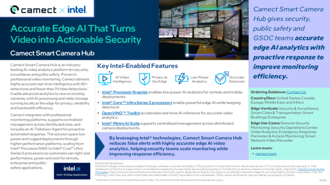 Accurate Edge AI That Turns Video into Actionable Security... 