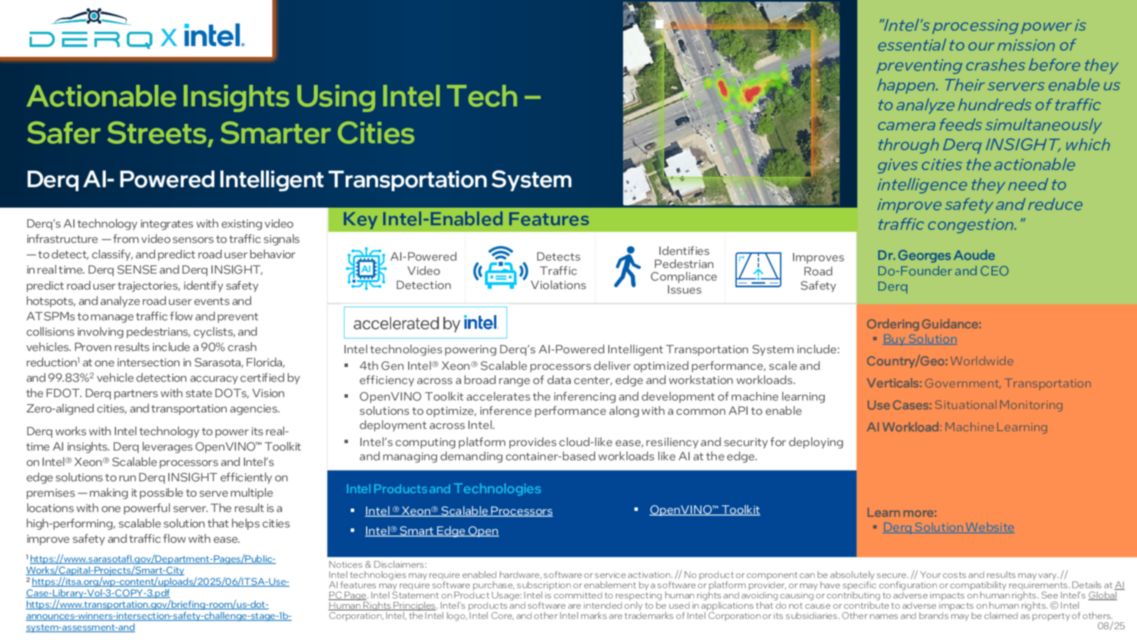 Actionable Insights Using Intel Tech -Safer Streets, Smarter Cities