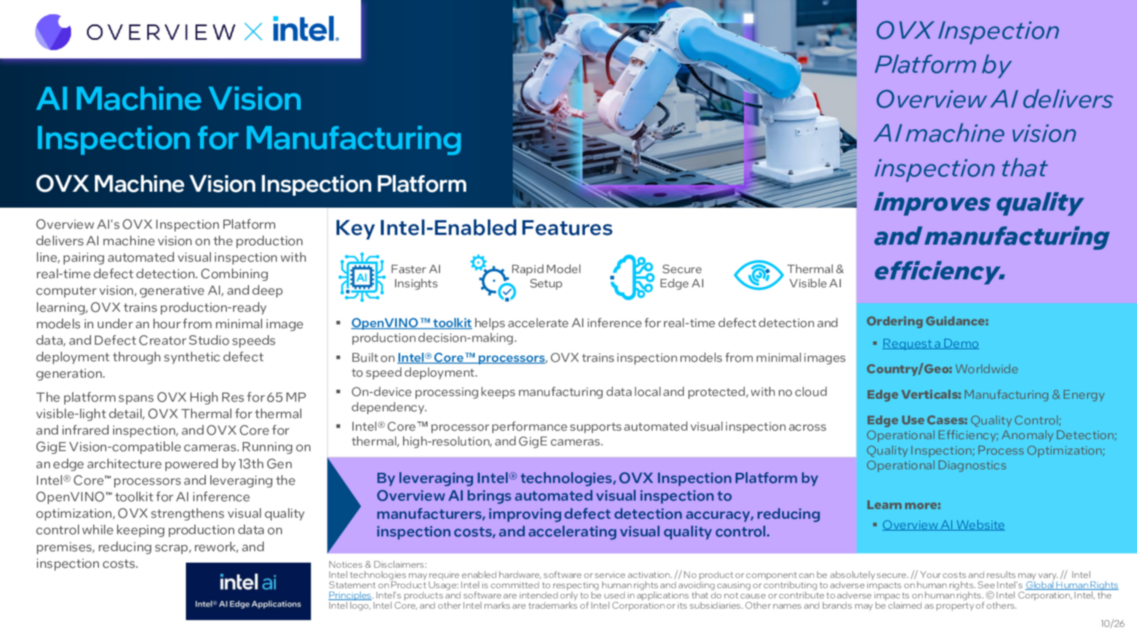 AI Machine Vision Inspection for Manufacturing... 