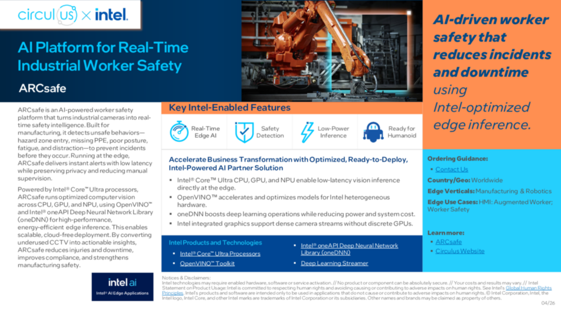 AI Platform for Real-Time Industrial Worker Safety... 