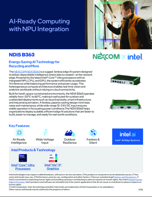 AI-Ready Computing with NPU Integration... 