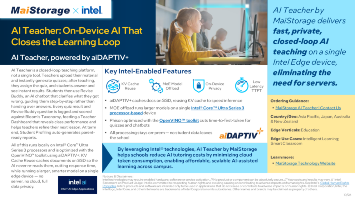AI Teacher: On-Device AI That Closes the Learning Loop... 