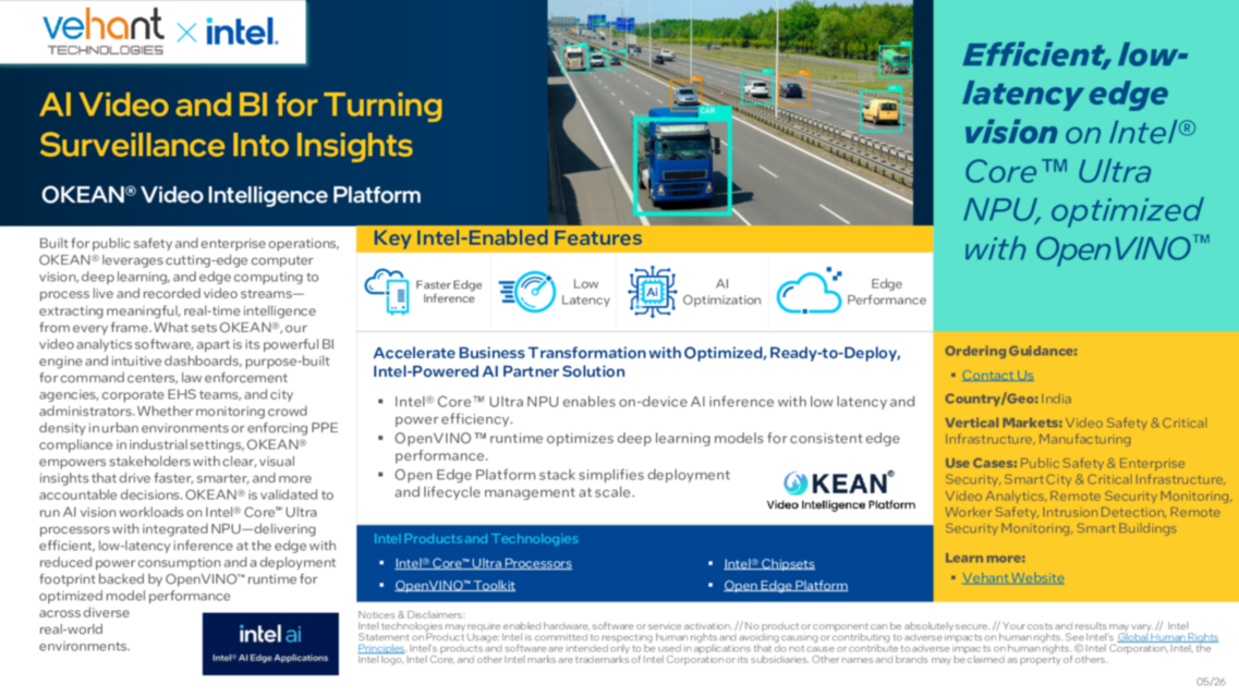 AI Video and BI for Turning Surveillance Into Insights... 