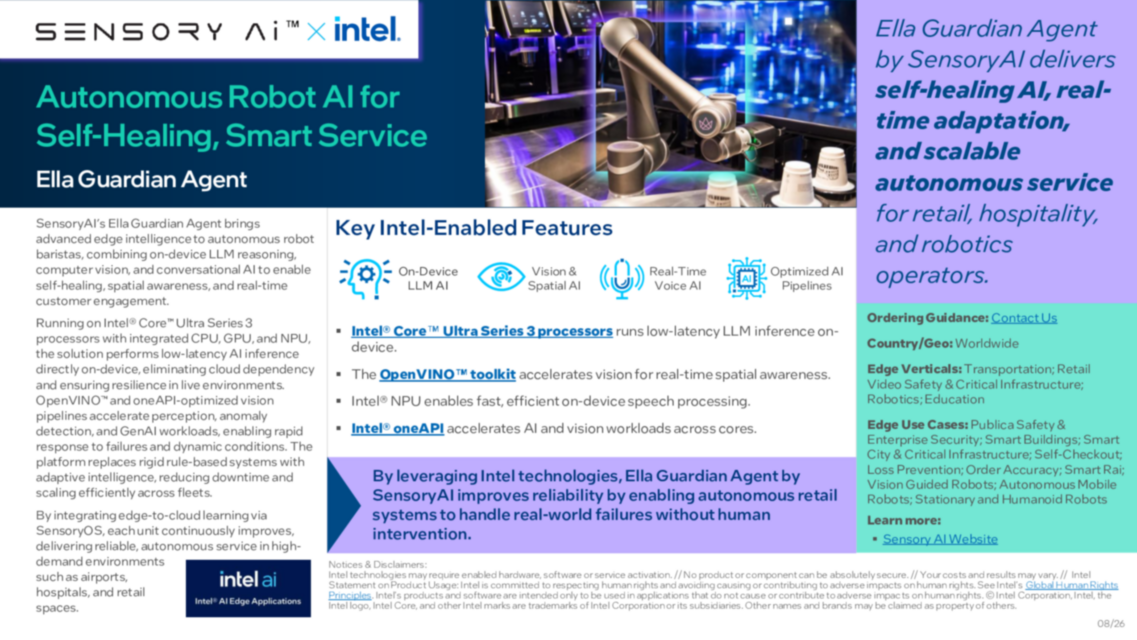 Autonomous Robot AI for Self-Healing, Smart Service