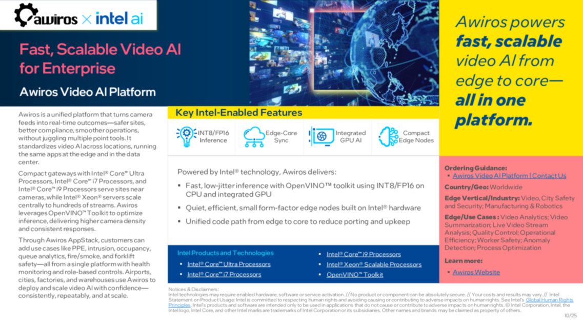 Awiros Video Al Platform Fast, Scalable Video Al for Enterprise...