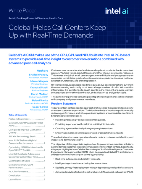 Celebal Helps Call Centers Keep Up with Real-Time Demands