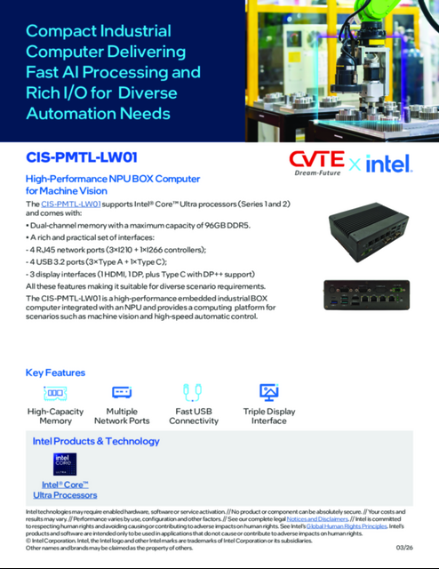 Icc Computer Compact Industrial Computer Delivering Fast AI Processing and Rich I/O ...