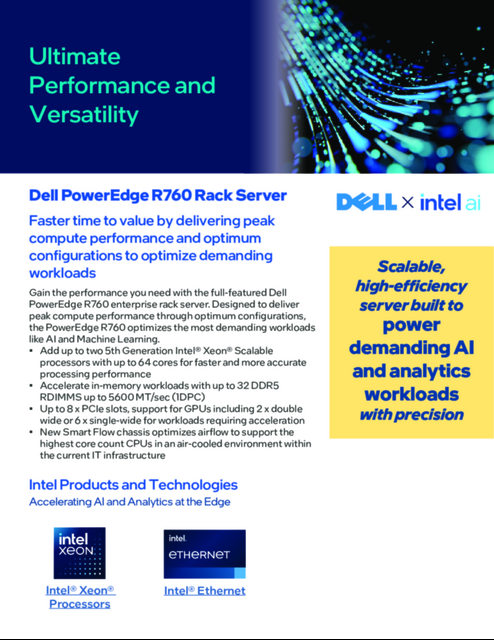 Dell PowerEdge R760 Rack Server Dell PowerEdge R760 Rack Server