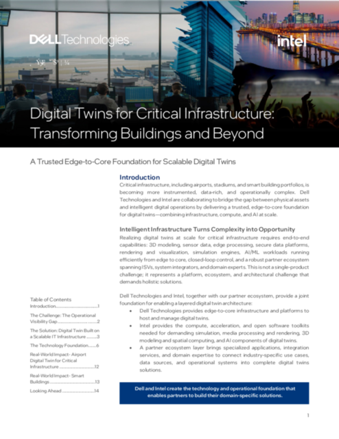 Digital Twins for Critical Infrastructure: Transforming Buildings and Beyond...