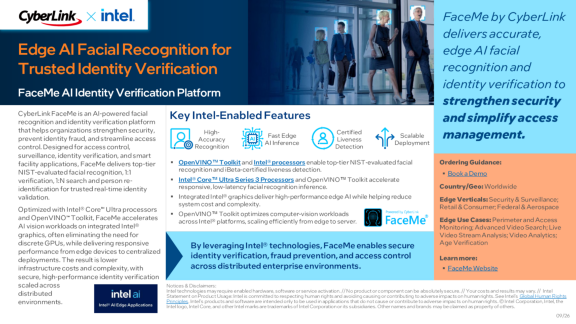 Edge AI Facial Recognition for Trusted Identity Verification...