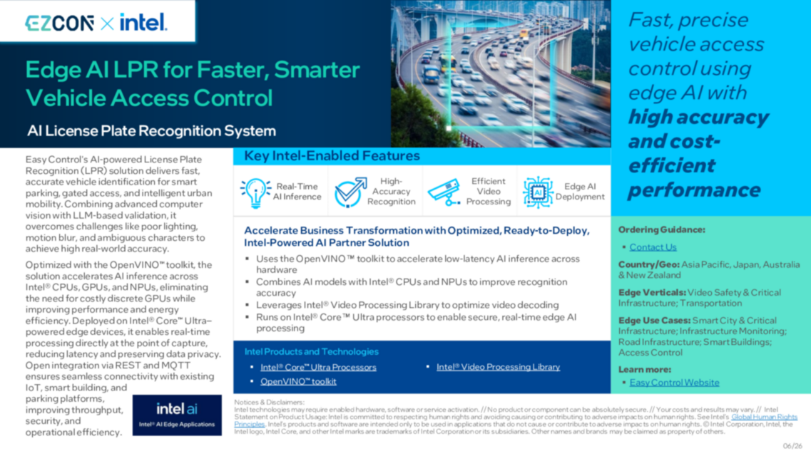 Edge AI LPR for Faster, Smarter Vehicle Access Control... 
