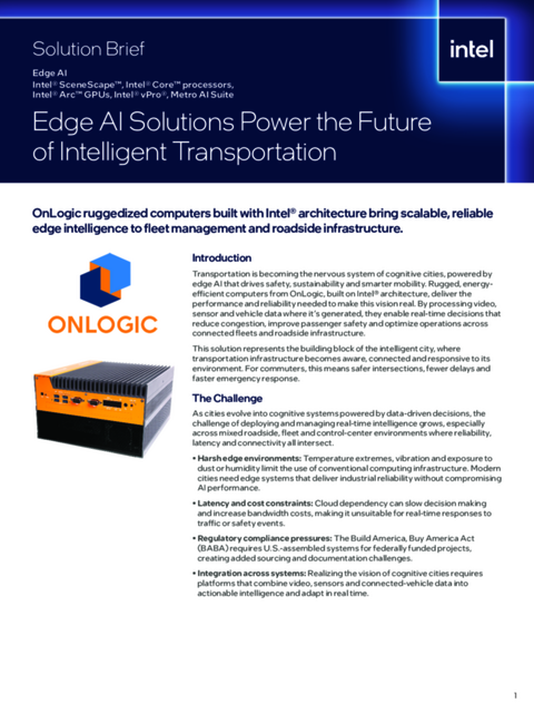Edge AI Solutions Power the Future of Intelligent Transportation... 