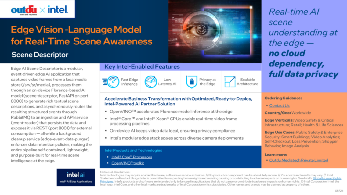 Edge Vision -Language Model for Real-Time Scene Awareness... 