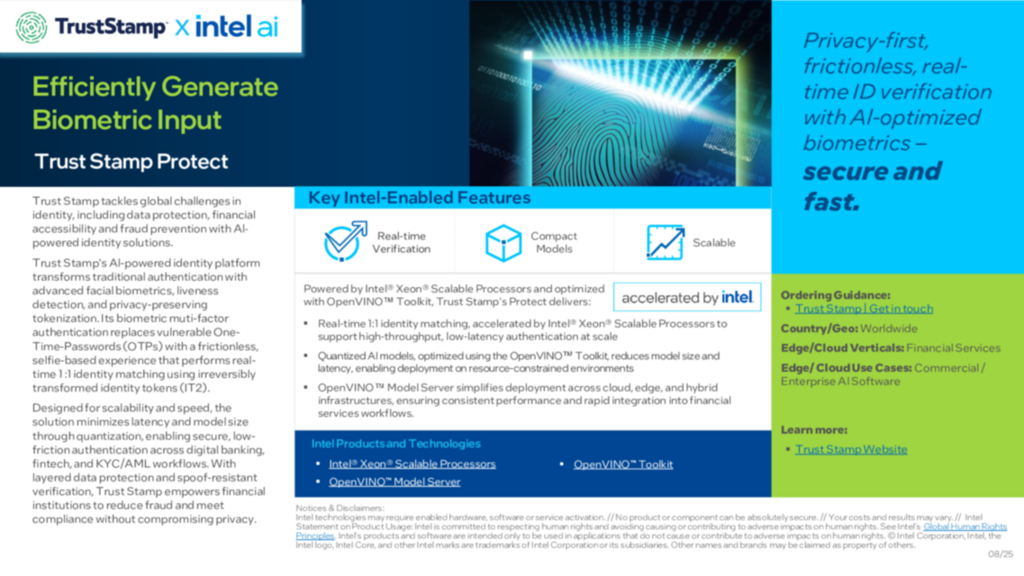 Efficiently Generate Biometric Input
