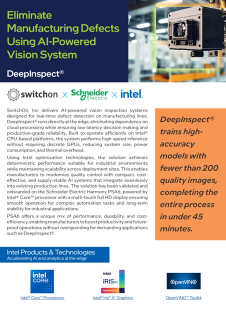Eliminate Manufacturing Defects Using AI-Powered Vision System
