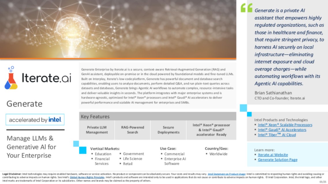 Empowering Enterprises to Deploy Customized LLM and GenAI Assistants...