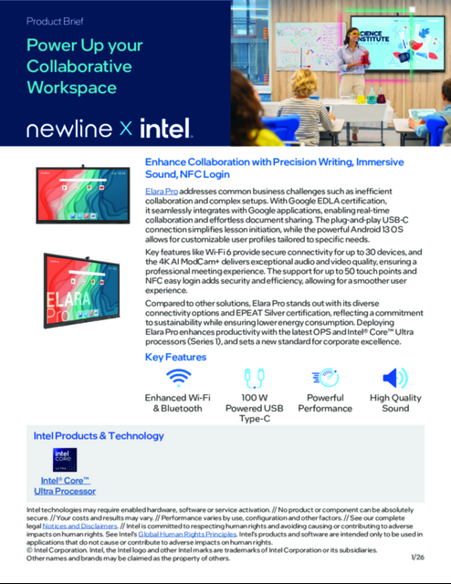 Enhance Collaboration with Precision Writing, Immersive Sound, NFC Login...