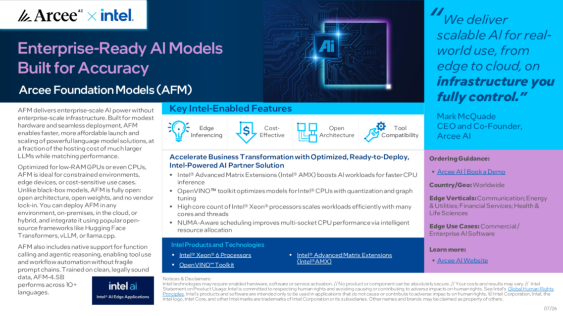 Enterprise-Ready Al Models Built for Accuracy
