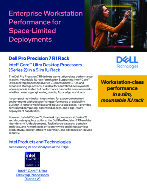 Enterprise Workstation Performance for Space-Limited Deployments... 