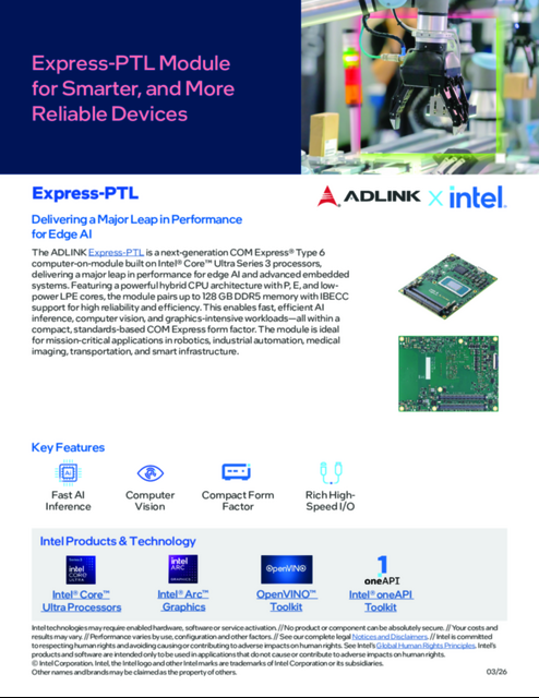Express-PTL Module for Smarter, and More Reliable Devices