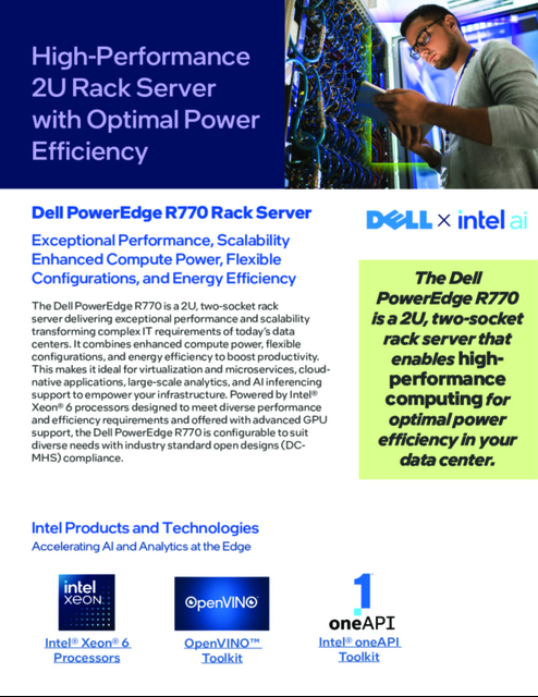High-Performance 2U Rack Server with Optimal Power Efficiency... 