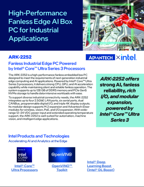 High-Performance Fanless Edge AI Box PC for Industrial Applications