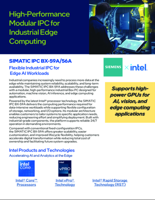High-Performance Modular IPC for Industrial Edge Computing...