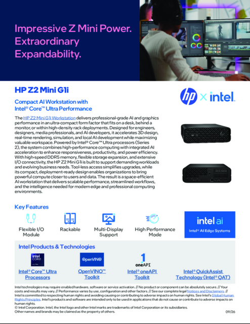 Impressive Z Mini Power Extraordinary Expandability... 