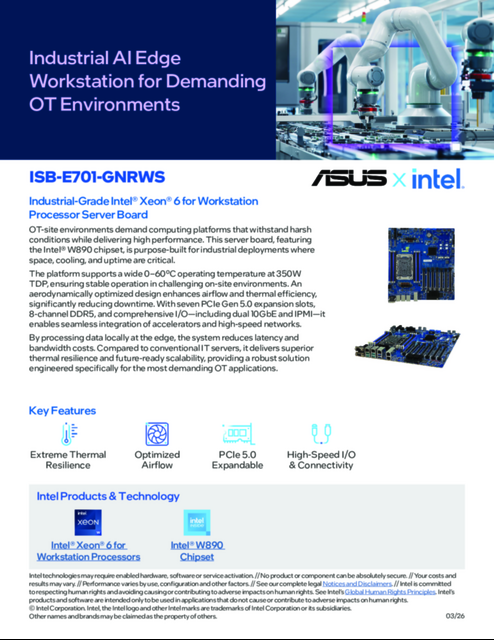Industrial AI Edge Workstation for Demanding OT Environments