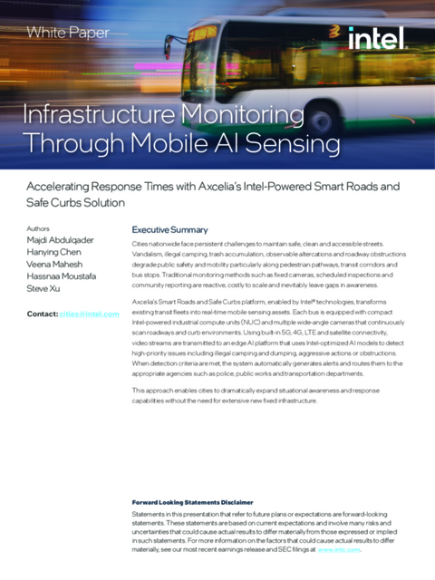 Infrastructure Monitoring Through Mobile AI Sensing... 