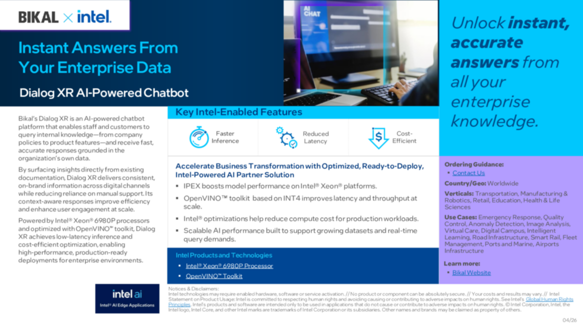 Instant Answers From Your Enterprise Data...