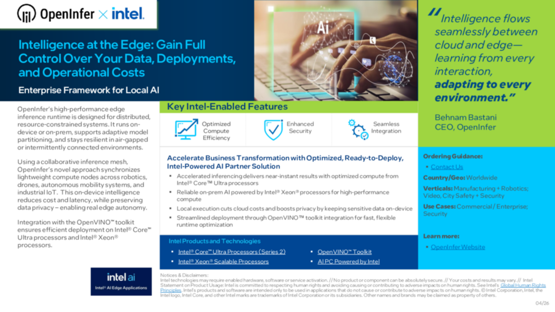 Intelligence at the Edge: Gain Full Control Over Your Data, Deployments, and Operational Costs... 