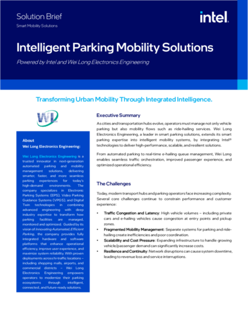 Intelligent Parking & Mobility Solutions...