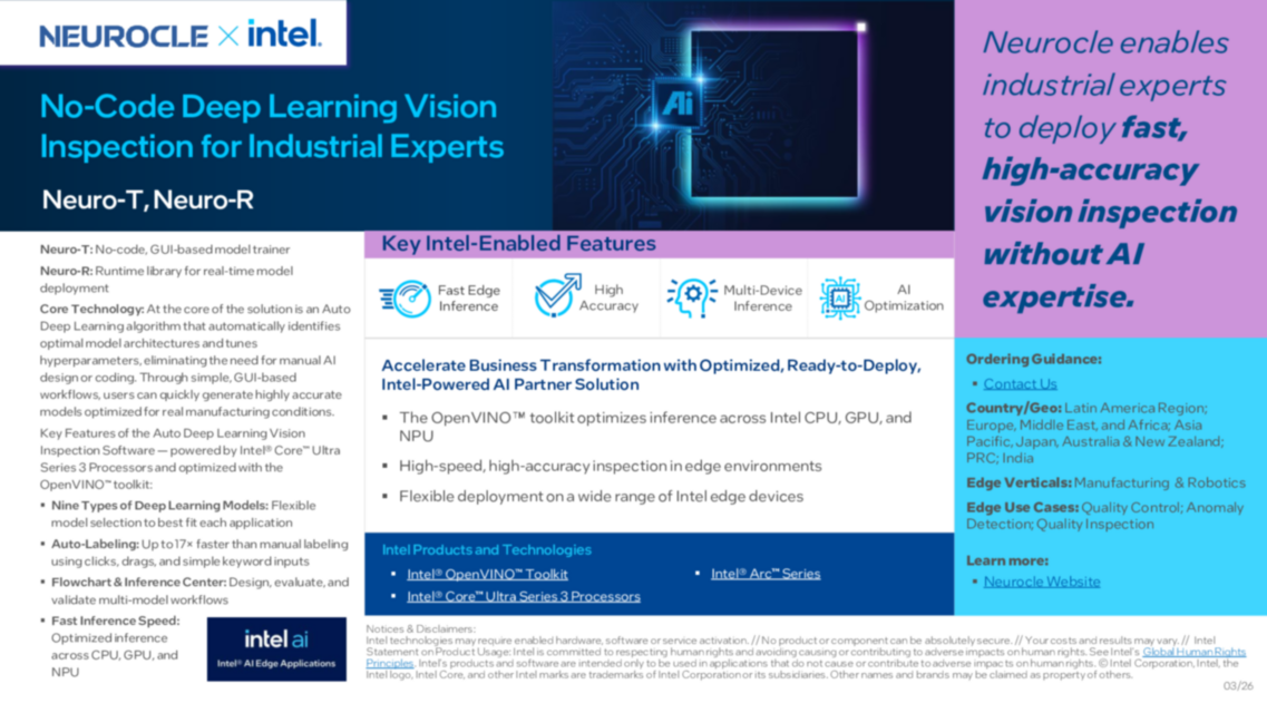 No-Code Deep Learning Vision Inspection for Industrial Experts