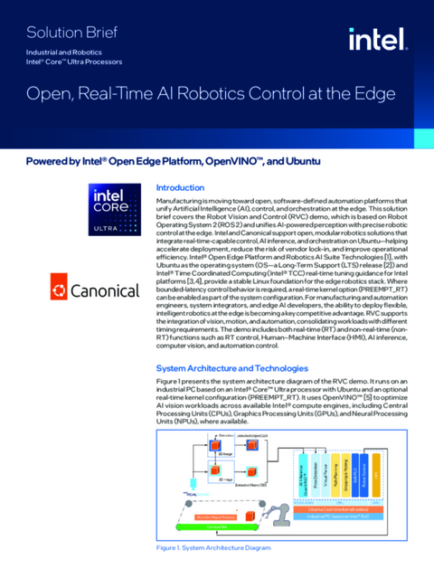 Intel® Industry Solution Builders 