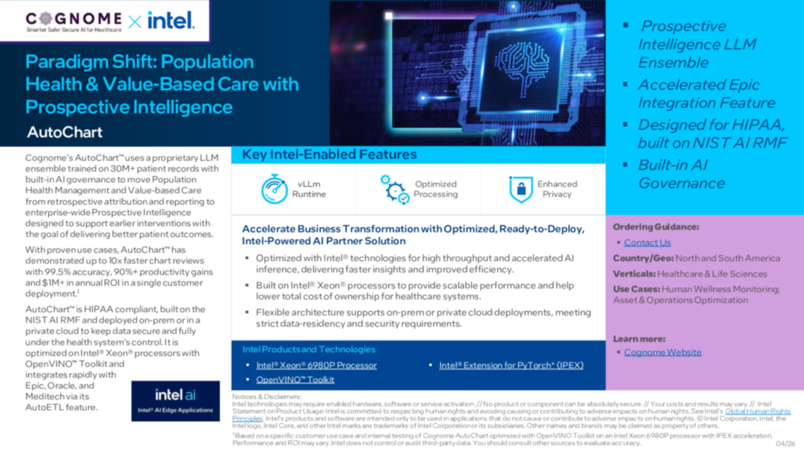 Paradigm Shift: Population Health & Value-Based Care with Prospective Intelligence... 