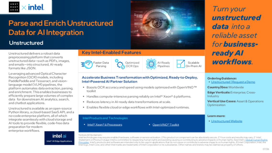 Parse and Enrich Unstructured Data for AI Integration...
