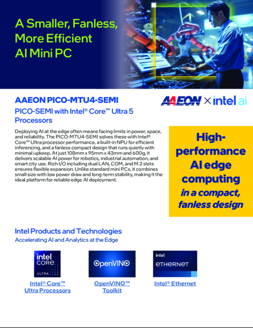 PICO-SEMI with Intel® Core™ Ultra 5 Processors