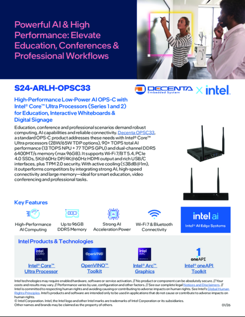 Powerful AI & High Performance: Elevate Education, Conferences & Professional Workflows... 