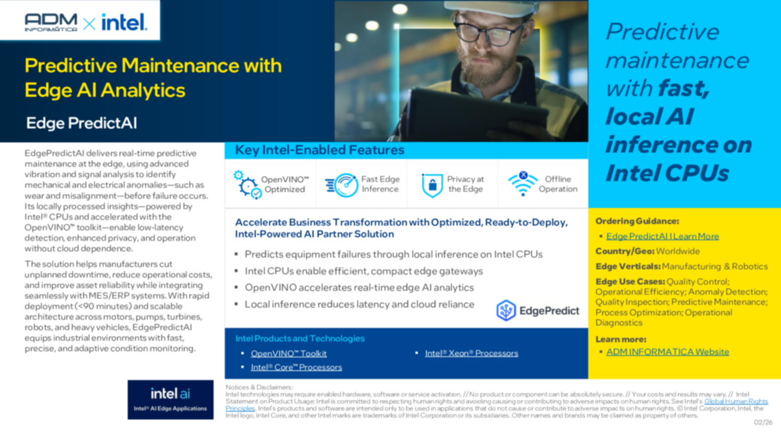 Predictive Maintenance with Edge AI Analytics Edge PredictAI... 