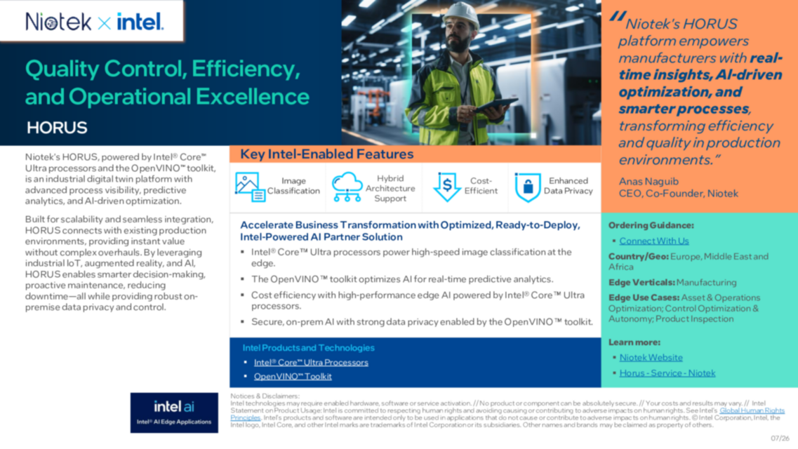 Quality Control, Efficiency, and Operational Excellence... 