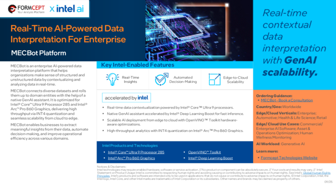 Real-Time Al-Powered Data Interpretation For Enterprise Real-Time Al-Powered Data Interpretation For Enterprise