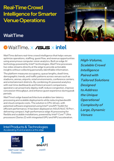 Real-Time Crowd Intelligence for Smarter Venue Operations... 