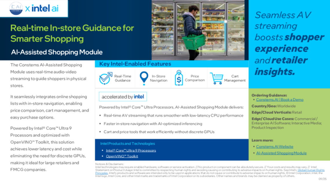 Real-time In-store Guidance for Smarter Shopping Real-time In-store Guidance for Smarter Shopping