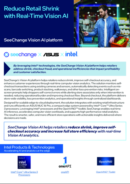 Reduce Retail Shrink with SeeChange Real-Time Vision AI... 