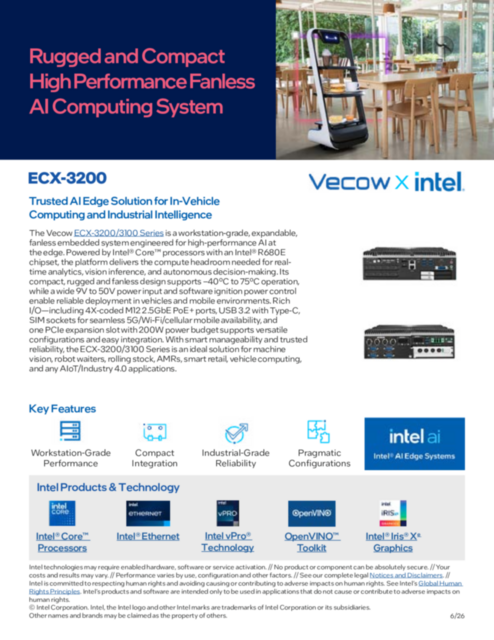 Rugged and Compact High Performance Fanless AI Computing System... 