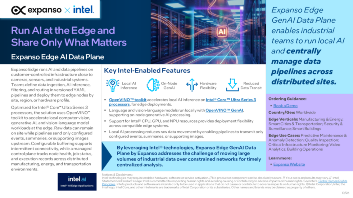 Run AI at the Edge and Share Only What Matters... 