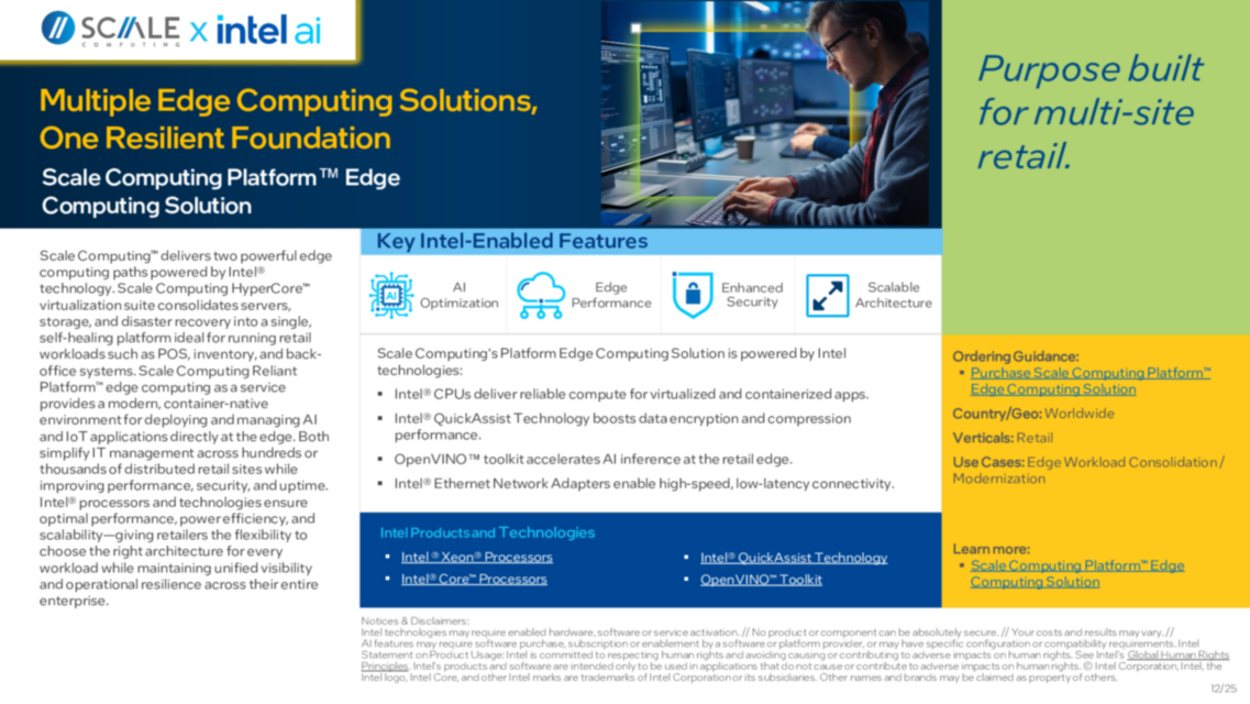 Scale Computing Platform Edge Computing Solution